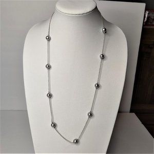 PREMIER DESIGNS GRAY PEARL NECKLACE